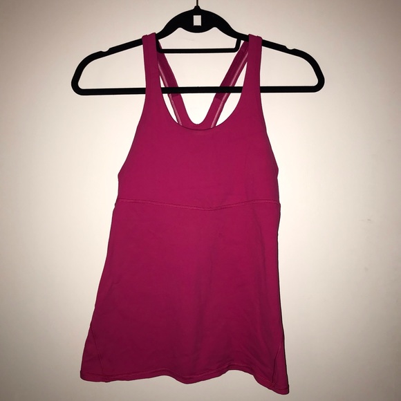 Lululemon Crossback Tank II in jeweled magenta - Picture 3 of 6